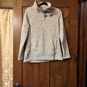 NHL Heather Gray Sweater with Official Logo